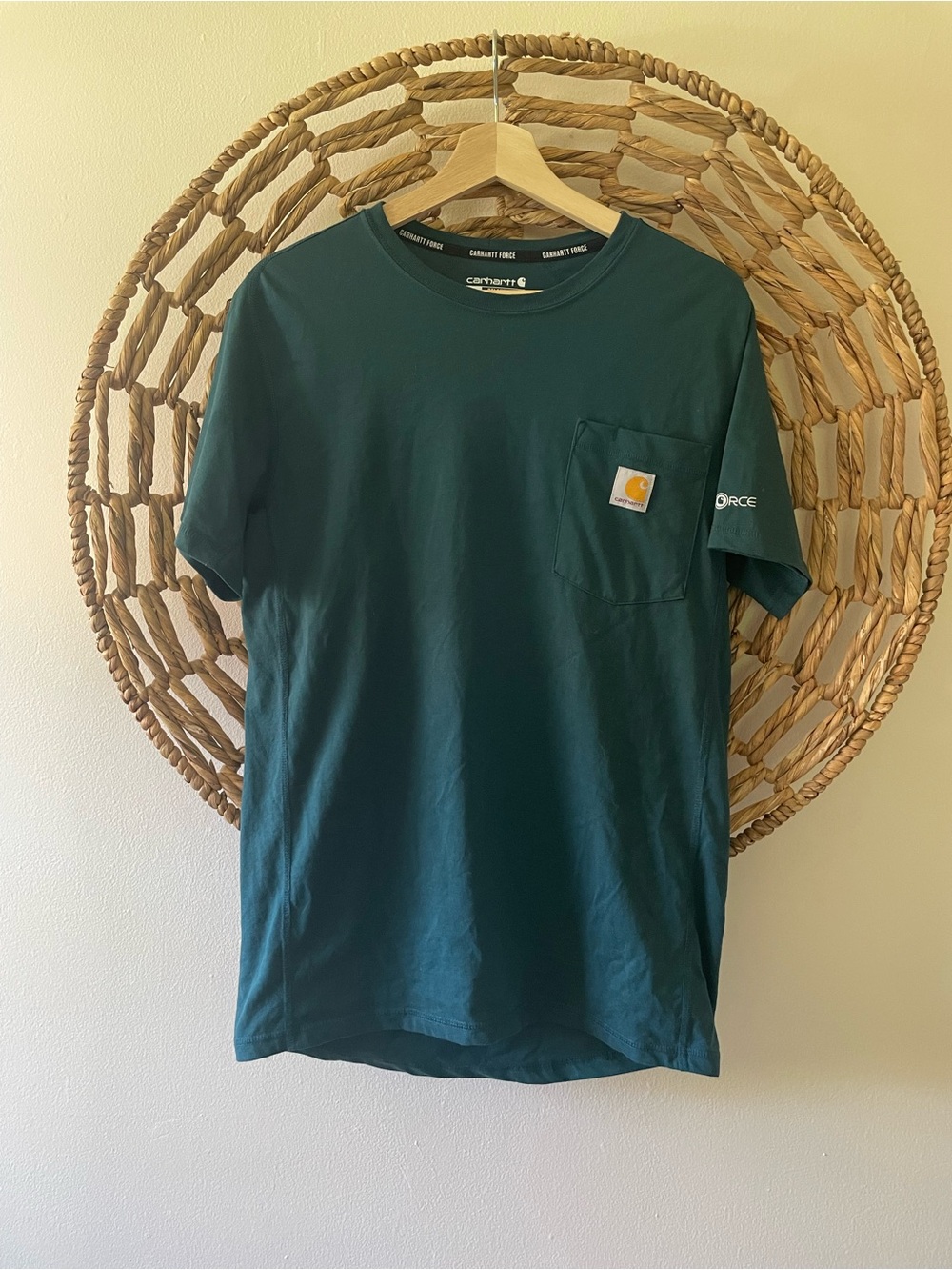 Carhartt Short Sleeve Pocket Tee in Dark Teal